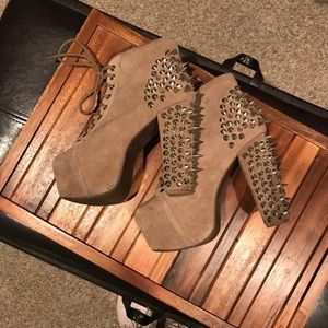 Jeffery Campbell Spiked Lolita Bootie sz 7
